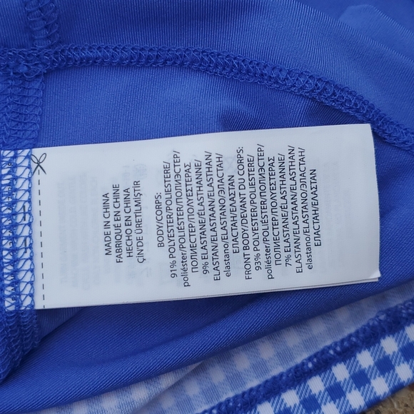 Polo Ralph Lauren Golf II Pullover Blue Gingham UPF 40+ Long Sleeve Top 6X Youth - Picture 9 of 9